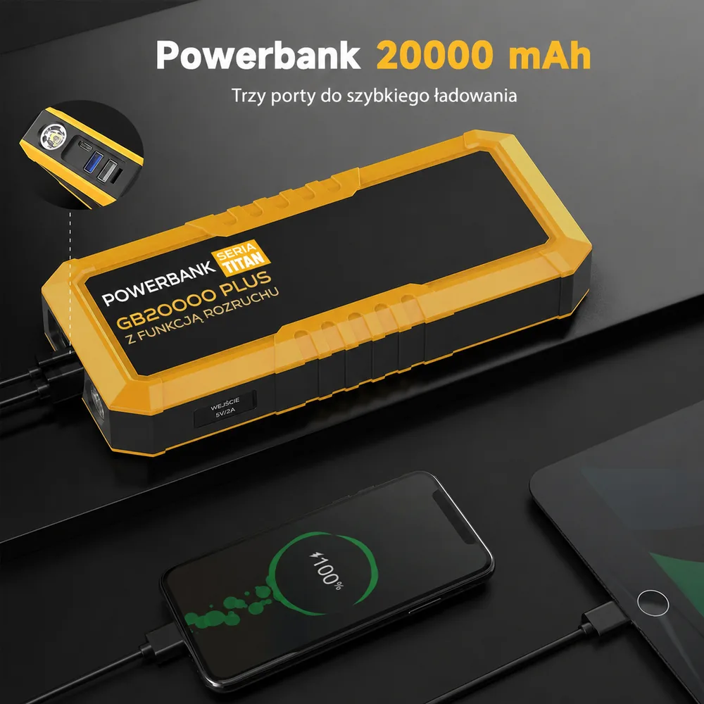 Powerbank 20000 mAh GOOLOO GP2000 Plus