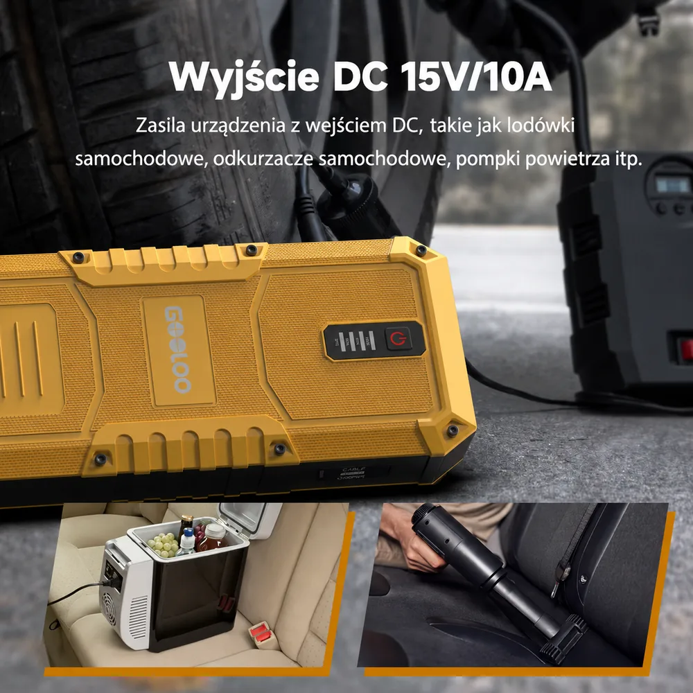 DC 15V/10A output in GOOLOO GP4000 PLUS